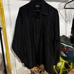 Black long sleeve  dress shirt. Gochu brand size L